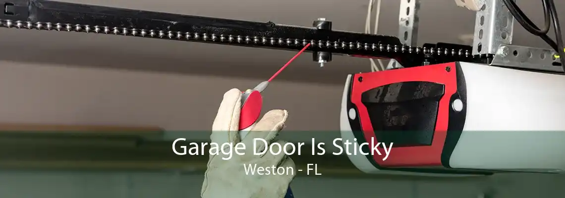 Garage Door Is Sticky Weston - FL