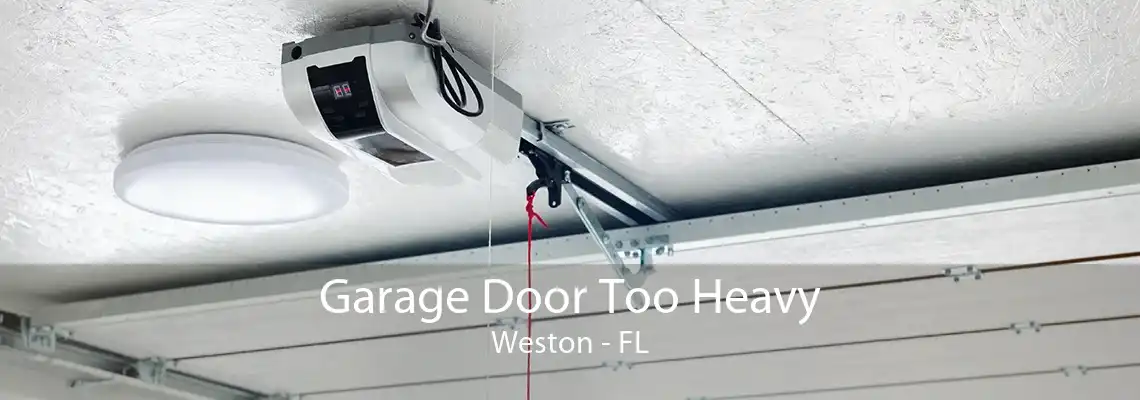Garage Door Too Heavy Weston - FL