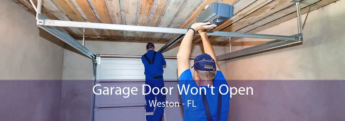 Garage Door Won't Open Weston - FL